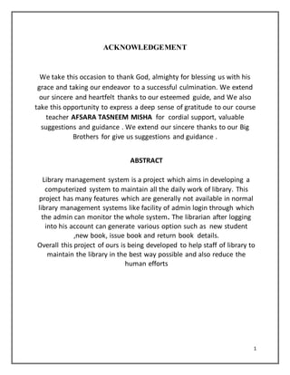 library management system project in oop