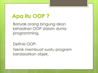 Konsep OOP | PPT