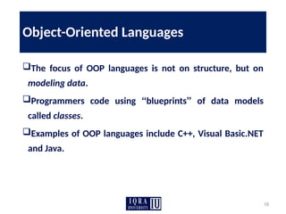 Object Oriented Programming - Lecture 01 | PPTX
