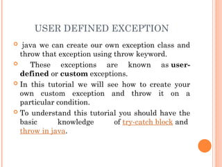 oop-unit-iii-ppt.pptexceptionhandlingobjectorientedprogramming | PPT