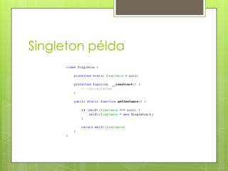 Singleton példa