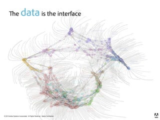 e      data is the interface




© 2010 Adobe Systems Incorporated. All Rights Reserved. Adobe Confidential.
 
