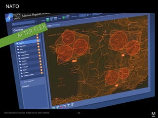 NATO



                                                 FL EX
                         ER
                      AFT




©2011 Adobe Systems Incorporated. All Rights Reserved. Adobe Con dential.   22
 