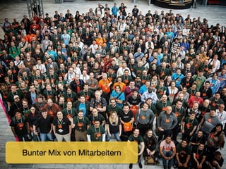 Bunter Mix von Mitarbeitern
 