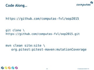 Oop 2015 – Mutation Testing | PDF