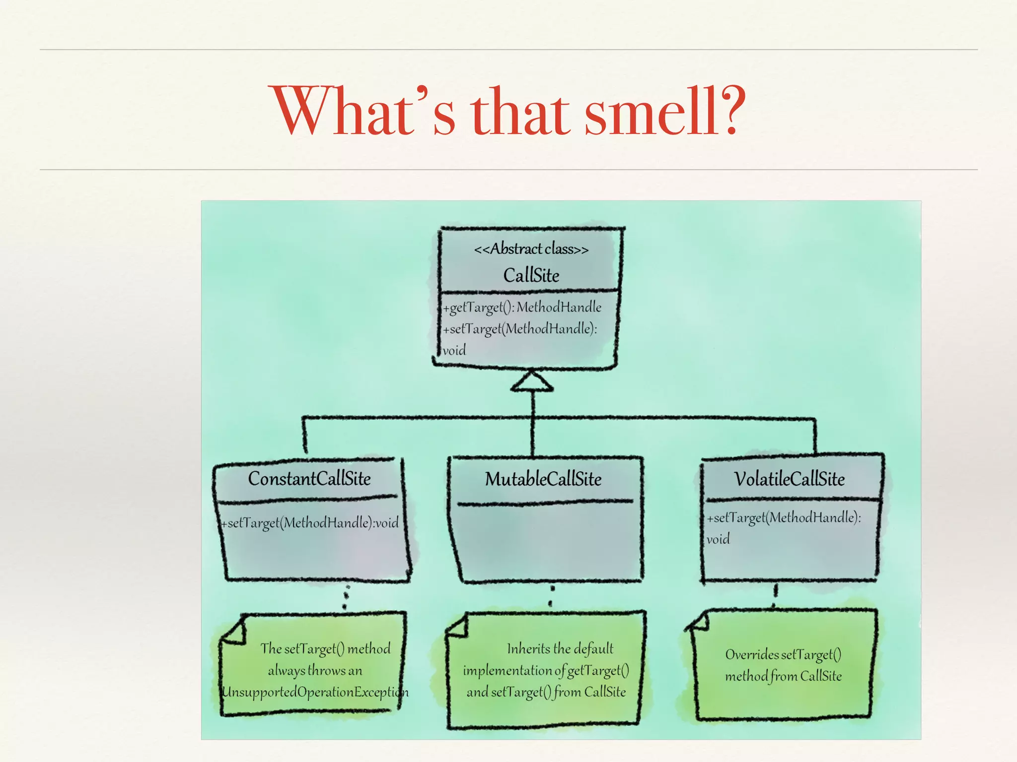 What’s that smell?
 
