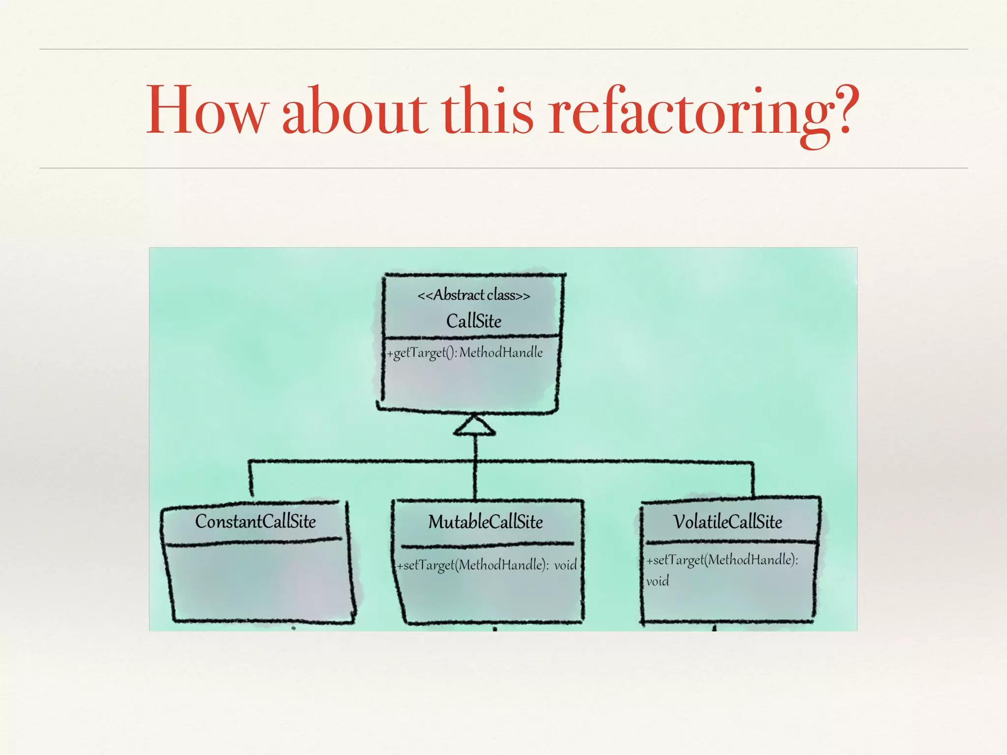 How about this refactoring?
 
