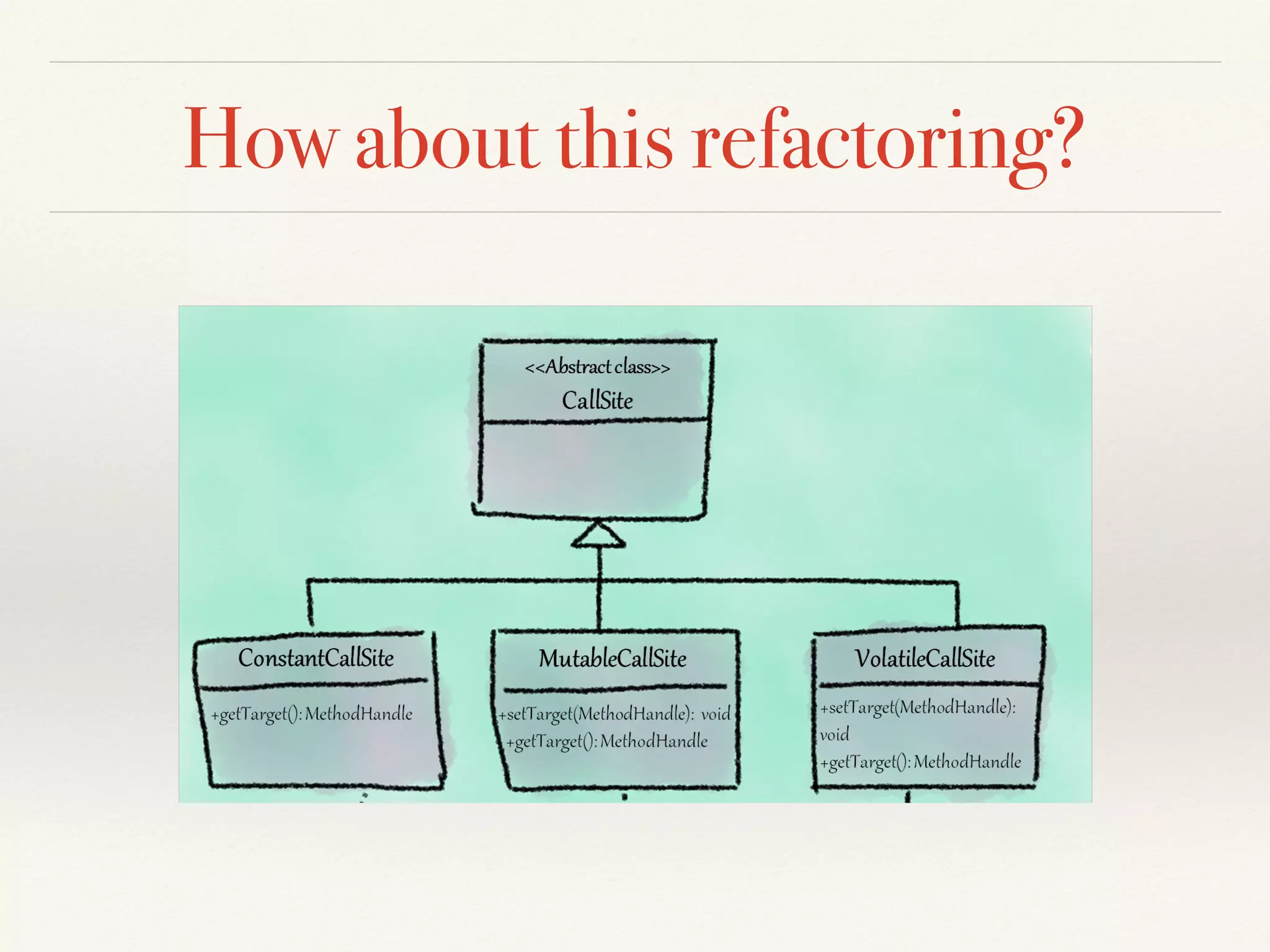 How about this refactoring?
 