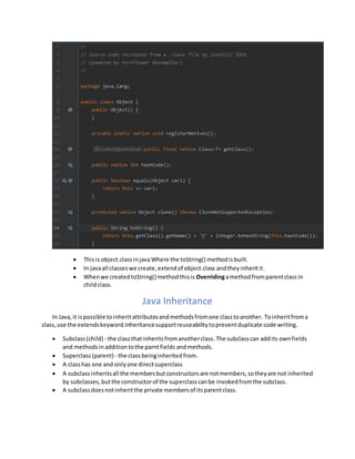 Object Oriented Programming in Android Studio | PDF