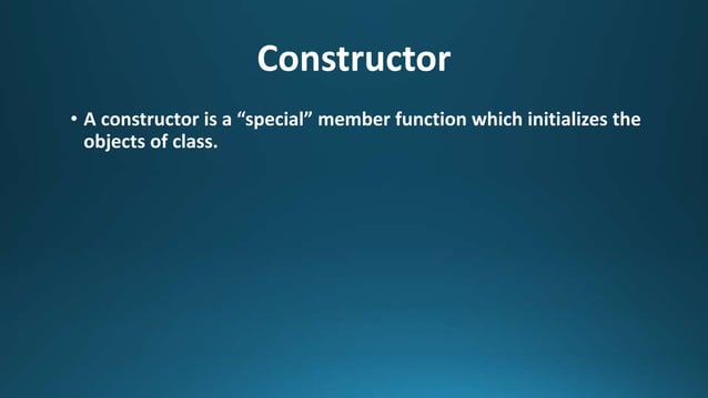Constructor and Types of Constructors | PPTX | Programming Languages ...