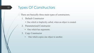 Constructors and Destructors | PPTX | Programming Languages | Computing