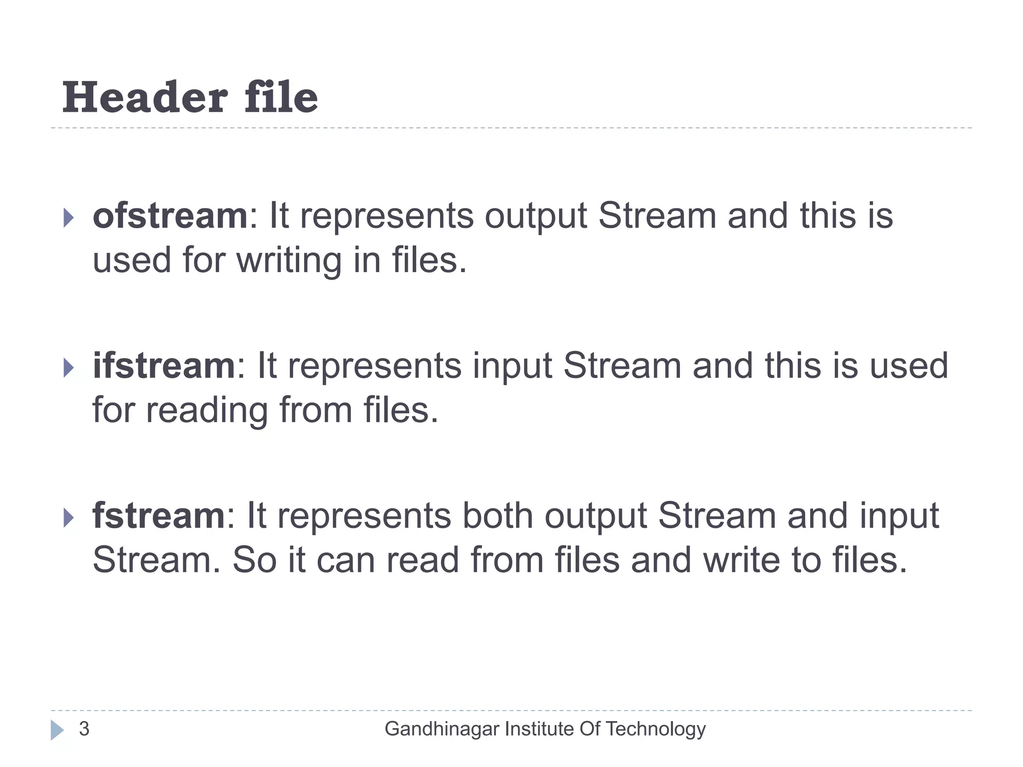 file management functions | PPTX