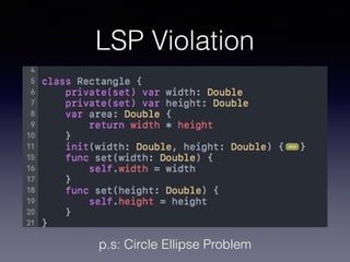 LSP Violation
p.s: Circle Ellipse Problem
 