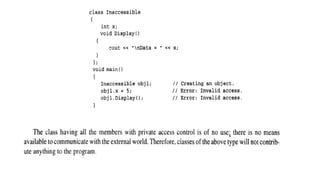 Classes and Objects in Object Oriented Programming | PPTX