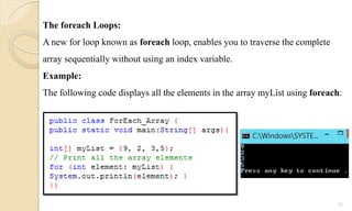 Arrays in Java | PPT