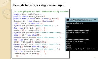 Arrays in Java | PPT