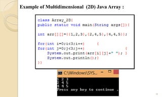 Arrays in Java | PPT