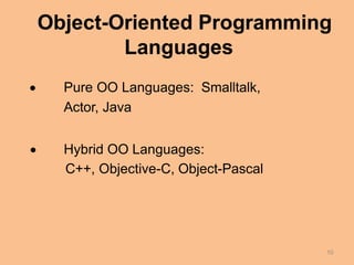 Oop chapter 1 procedural vs oop | PPT