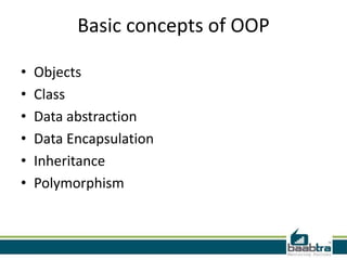 Oop concepts | PPT