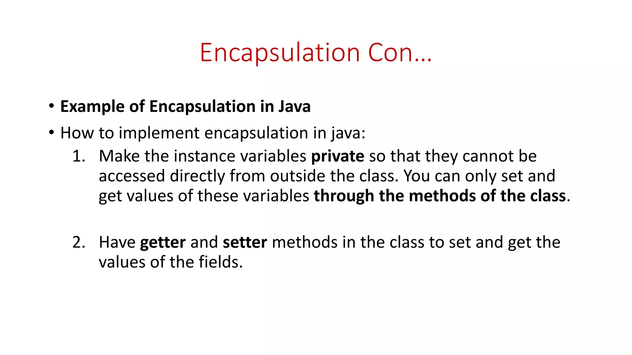 Introduction to OOP concepts | PPT