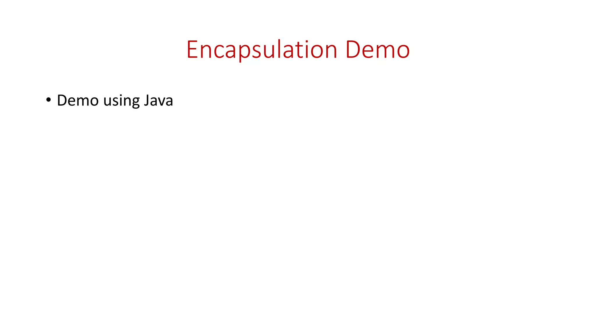 Introduction to OOP concepts | PPT