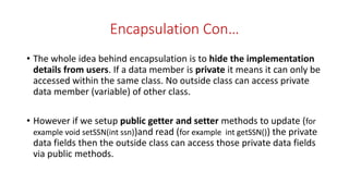 Introduction to OOP concepts | PPT