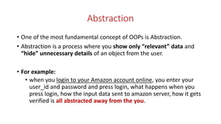 Introduction to OOP concepts | PPT