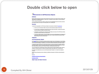 Double click below to open
2013/01/29Compiled By WH Olivier16
 