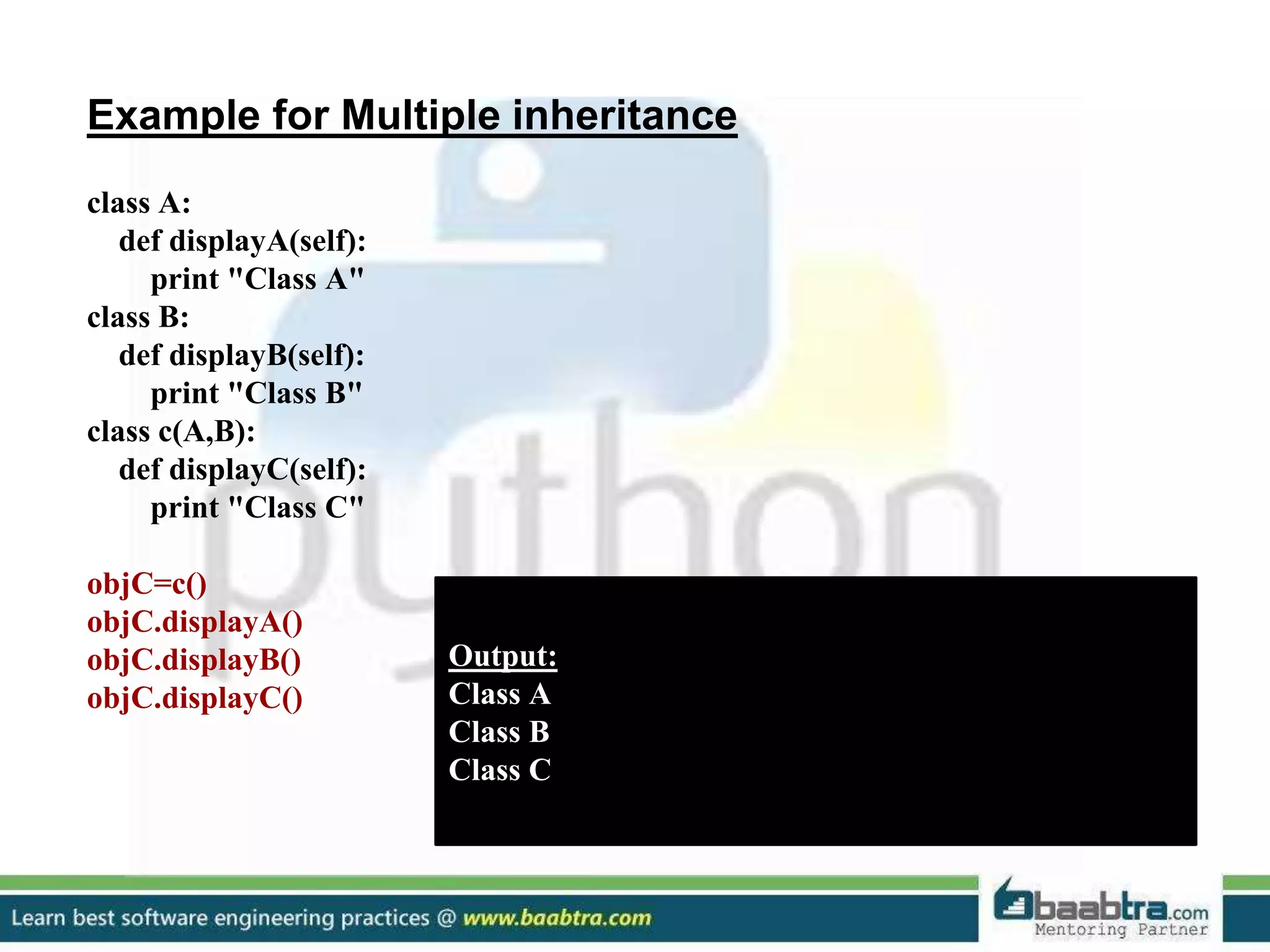 Oop concepts in python | PPT