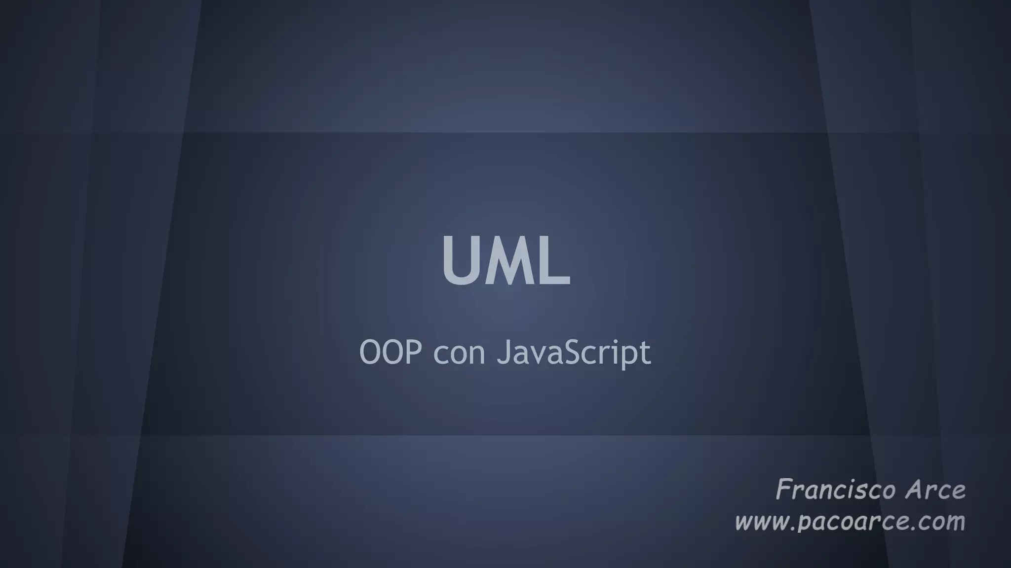 UML
OOP con JavaScript
 