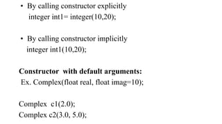 Object Oriented Programming Constructors & Destructors | PDF
