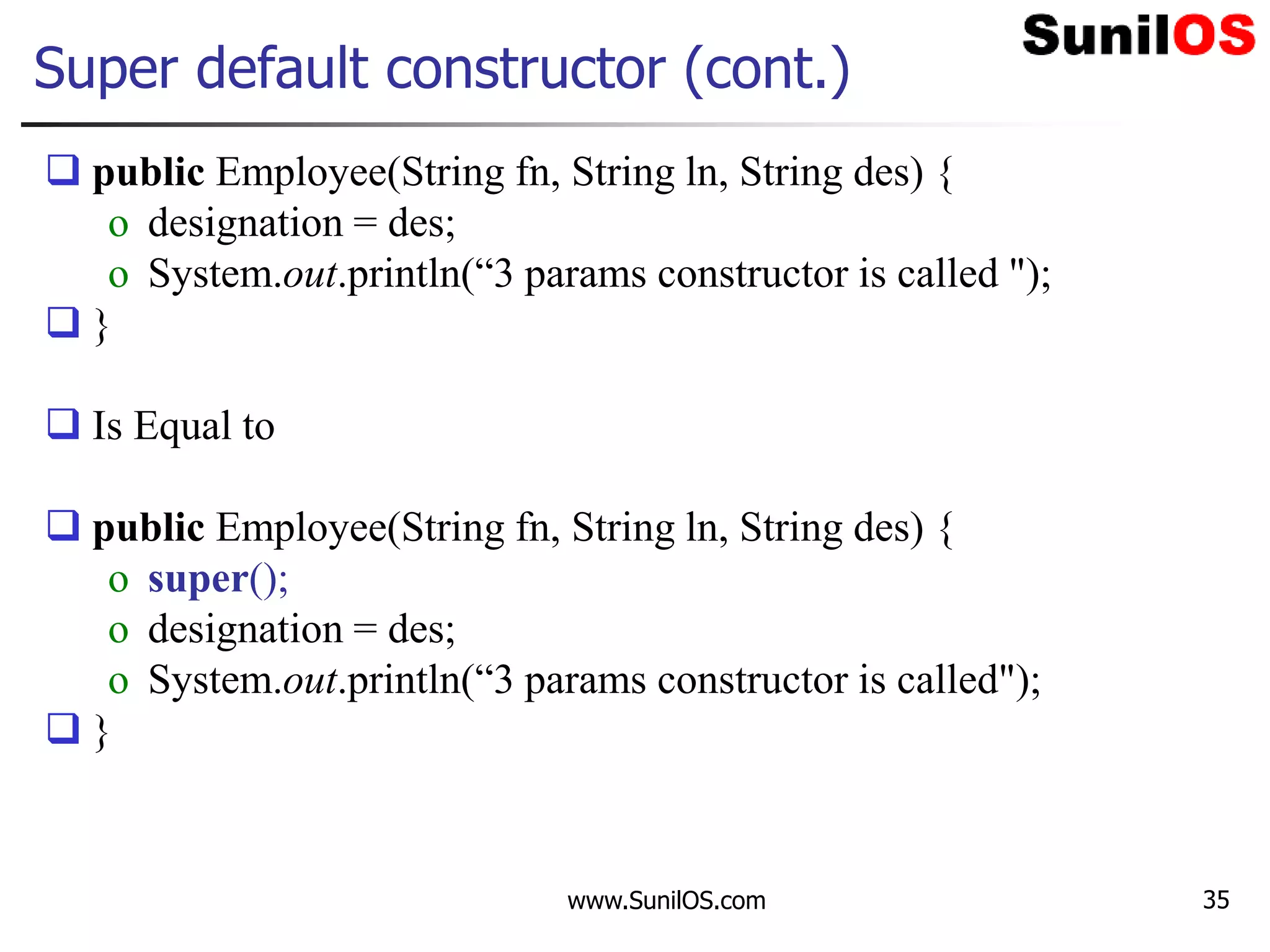 OOP Core Concept | PPT