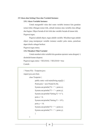 OOP Dalam Pemrograman Java | PDF