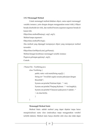 OOP Dalam Pemrograman Java | PDF