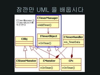 잠깐만 UML 을 배웁시다
 