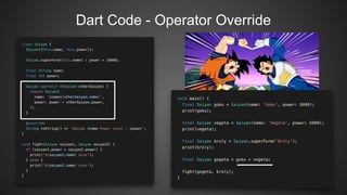 Object-Oriented Programming in Dart - Dragonball Z | PPT