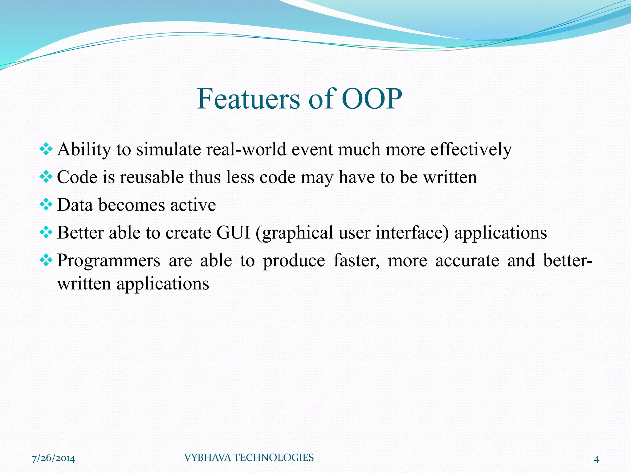 Basics of Object Oriented Programming in Python | PPTX | Programming ...