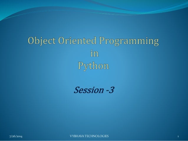 object oriented programming python practice
