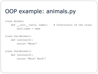 oop in python programming - all important concept | PPT