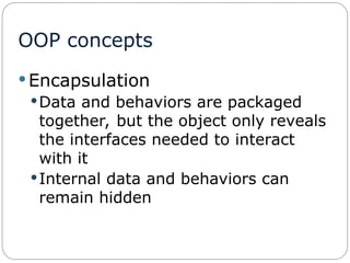 oop in python programming - all important concept | PPT