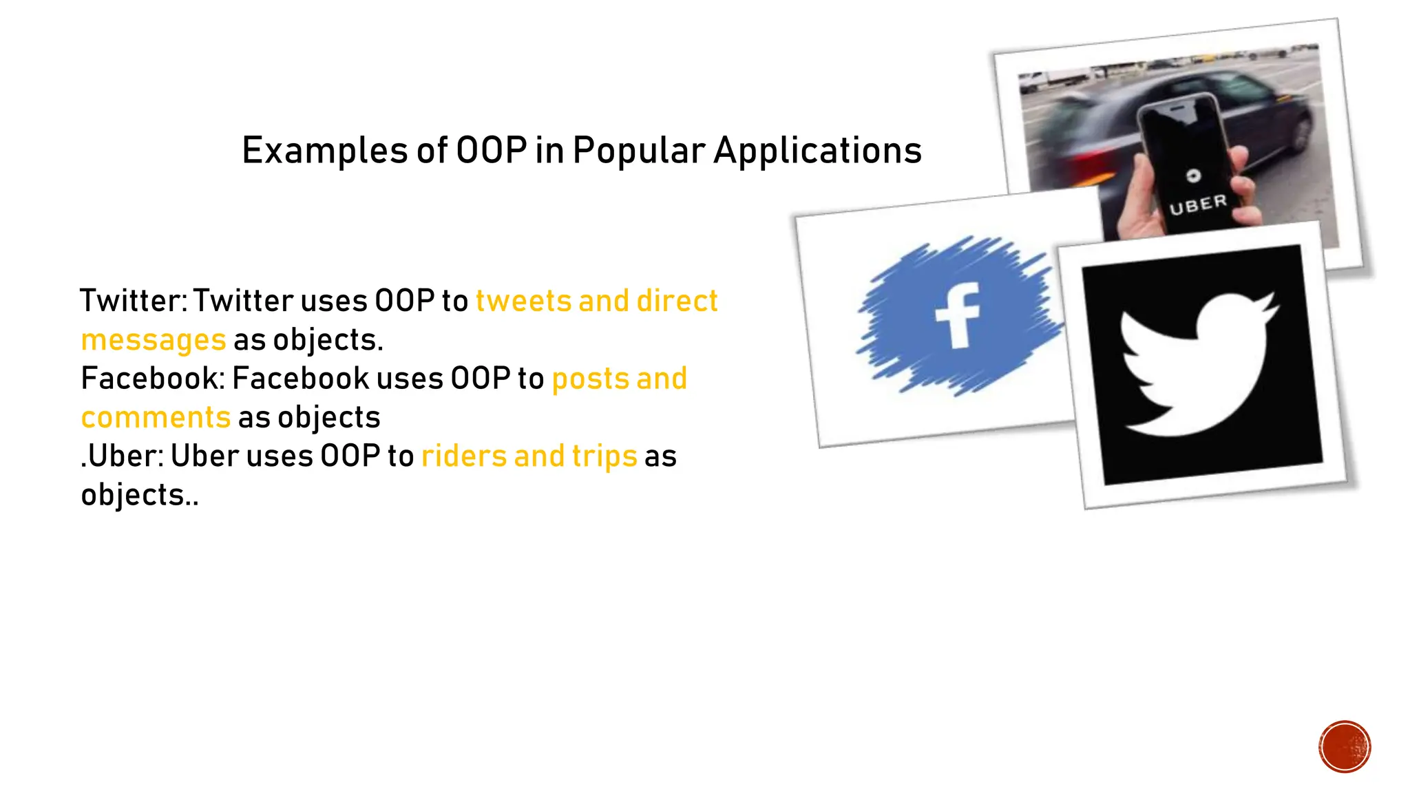 Object-Oriented Programming in Real world Applications | PPTX