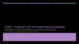 (OOP Lec2) Basics of Python Programming.pptx