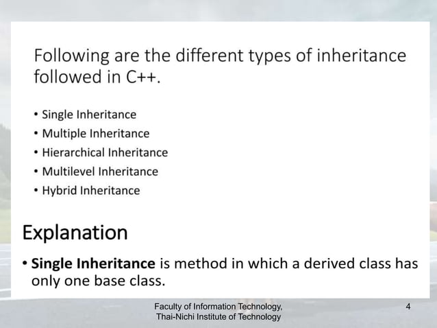Inheritance in Java | PPT