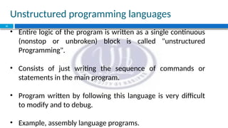 object oriented programming language lectures for bachlor students OOP ...