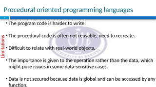 object oriented programming language lectures for bachlor students OOP ...