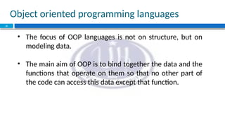 object oriented programming language lectures for bachlor students OOP ...