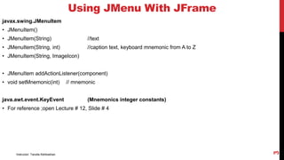OOP Lecture 19-JMenuBar.pptx