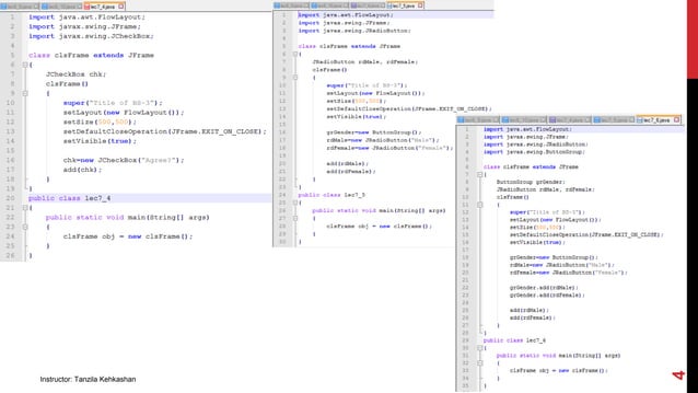 OOP Lecture 8-JCheckBox,JRadioButton,JProgressBar.pptx