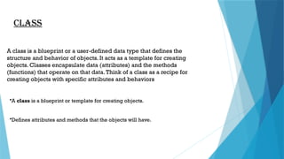 Class Explained object oriented programming and methodology.pptx