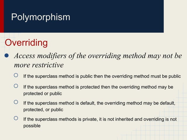 Object-Oriented Polymorphism Unleashed | PPT